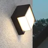 10W LED Vägglampa Dekorativ LED-korridorljus sqaure Modern väggbelysning för inomhus- och utomhusträdgård AC85-220V 10st