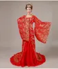 Schönes Damenkleid mit edlem Temperament, Schleppkleid der Königin der Tang-Dynastie, chinesisches antikes Kostüm, ausgefallene Bühnenkleidung