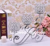 Décoration nouveau style grand mariage centre de Table en cristal or fleur support pièce maîtresse de mariage lustre best0108