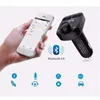 Bluetooth FM 송신기 무선 라디오 어댑터 자동차 키트 듀얼 USB 충전 충전기 MP3 플레이어 지원 TF 카드 USBS 7416898