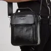 Bolsa de couro 100% genuína com alça superior para homens bolsas masculinas de ombro transversal bolsas mensageiro com aba pequena bolsas casuais bolsas masculinas 2870