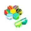 26ml nonstick container wax jar bottle dab jars silicone concentrate containers0 hexagon shape for dry herb304q