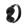 Freeshipping Durable Headphone / earphone stereo foldable infrared wireless headphones IR dual channel car headrest DVD player Black