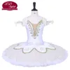 Tutu de Ballet professionnel, vêtements de scène de spectacle du lac des cygnes pour femmes adultes, Costumes de concours de danse de Ballet blanc, jupe de Ballet pour filles