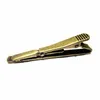 Blanda färg män tie clip pins staplar gyllene smala glasartade slips affärer kostymer tillbehör guld silver brons ti02