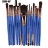 15pcskit Makeup Brushes Set Feed Shadow Brow Eyeliner Eyellash Lip Foundation Power Cosmetic Make Up Brush Buth Beauty Tool6086296