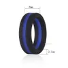 Silicone Wedding Ring Flexible Silicone Wedding Comfortable Fit Lightweight Ring for Men Multicolor Comfortable Design