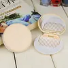 7 Colors Cute Chocolate Cookie Shaped Design Makeup Mirror with Comb Lady Women Makeup Tool Pocket Mirror Home Office Use