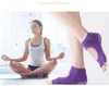 Calzini antiscivolo per le dita dei piedi in cotone 100% di Pilates Five Toe da donna Calzini femminili antiscivolo per yoga Colore della miscela Spedizione gratuita