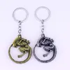 14 Style Ny ankomst avp Alien Keychain Mask 3D Simulation Metal Key Chain Pendant Key Ring för fans