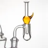 Glaskorbkappe mit Hornrauch -Accessoires für Quarzknallernagel Wasserrohre Dabber Bongs DAB Oil Rigs