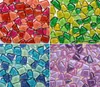 Nuovo design glitterato mosaico di vetro perline biglie piatte tessere di mosaico di vetro irregolari per vaso di fiori vaso lanterna acquario decorazione del giardino