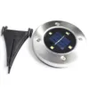 Podziemne lampy 4 LED Outdoor Disk Światła Solar Portable Lampion Wędrówkowy Camping Garden Schody