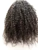 Mongolische Menschen Virgin verworrene lockige Haar-einschlag Clip in Haarverlängerungen Rohboden Curly natürliche schwarze Farbe Menschliche Verlängerungen können sein Gefärbtes