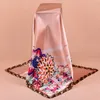 90 cm Quadrado Lenço Neckscarf sarongs shawl urdidura Hijabs 90 * 90 cm 30 pc / lote # 3673