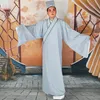 中国オペラの衣装ラオスシェンチュニックピークオペラオペラオペラの道教長いガウンローブ +帽子古代中国の知的学生服