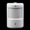 Freeshipping Wireless Detector Alarm Driveway Patrol Garage Infrared Wireless IR Remote Security Doorbell Alarm System Motion Sensor White