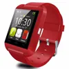Orologi da polso Smartwatch Bluetooth U8 U Watch della migliore qualità per smartphone Samsung HTC Android Phone in confezione regalo