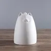 Bonito dos desenhos animados gordo de cerâmica maneki neko decoração da casa artesanato decoração do quarto porcelana animal estatueta sorte gato artesanato ornamento