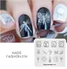 Ny ankomst mode 014 Nail Art Stamping Plattor Manikyr Stämpling Mall Bildplattor Nail Stamp Plate Print Stencil