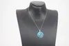 Collier pendentif escargot bleu opale en argent sterling 925 bijoux plage vacances porter des bijoux pour femmes et filles fiançailles bijoux fins