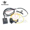 PQY - Nuova valvola di scarico elettrica diesel NERA con adattatore esterno / valvola di scarico diesel / BOV diesel con adattatore PQY5011W + 5742