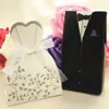 HD (50 Conjunto/lote) Noiva e noivo Candy Candy Paper Presentes de casamento para convidados Caixa de chocolate de lembrança de lembrança