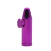 Date Coloré Métal Snuff Bullet Forme Fumer Pipe Nez En Alliage D'aluminium Conception Innovante Portable Haute Qualité Multi Style DHL