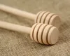 Mini Wooden Honey Stick Honey Dipper Party Supply Wood spoon for Honey Jar Long Handle Mixing Stick XB18438707