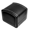 Fashion Watch Box Faux Leather Square fashion Jewelry Watch Case Display Gift Box with Pillow Cushion12358