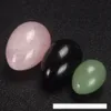 3 pièces rose vert noir cristal oeufs corde Yoni guérison oeufs outil de Massage pelvien Kegel exercice serrage Vaginal Ball226c