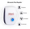 2018 Ultrasonic Pest Repeller Mouse Repeller Plug in Pest Control - Pest Repellent Myggmedel för möss, Råtta, Bug, Bedbug, Spider