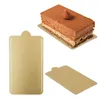 Delidge Golden Mousse Cake Boards Square Rec Christmas Tree Shape Paper Cupcake Base Pads Cake Decoration Tool 400pcs/set5528538