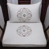 Embroidery Floral Vintage Chair Cushion Seat Home Decor Ethnic Waist Cushion Cotton Linen Chinese style Lumbar Pillow