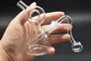 Tuyau de fumée de bang d'eau de brûleur à mazout en verre avec tuyau de brûleur à mazout de 10 mm épais pyrex portable mini verre narguilé bong main fumer des conduites d'eau