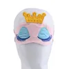 Schattige prinses reizen gezicht reizen slapen blinddoek schaduw oog masker vrouwen dame gilrs baby lange cilia kroon fantasy ogen dekking