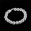 Wedding gifts !10M Hollow925 silver bracelet JSPB136,Beast gift men and women sterling silver plated Charm bracelets