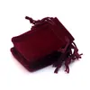 Velvet Bags Jewellery Pouches 100pcs/lot 7x9cm Purple Beautiful Gift Bags Package Fabric Gift Pouch Gift Velour