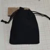 Bolsa de lona de algodón con cordón para joyería, 8x10cm (3 "x 4"), paquete de 50 bolsas de regalo para maquillaje y dulces para fiesta