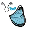 Multicolor Крылья бабочки Монарх Дети Косплей костюмы оптом для детей Фавор животных Role косплей одежда Сувениры для детей