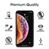 واقي شاشة زجاجي مقسى لجهاز iPhone 15 14 13 12 11 Pro XR XS Max X 8 Plus Samsung Galaxy S9 LG V20 بدون حزمة