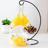 Creative Splat Ball Vent Toy Funny Cock Lay Eggs Anti Stress Products Chicken With Egg Press Hen Egg Novelty Leksaker Keychain Opp Bag