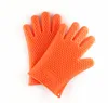 Silikonugn Mitts Kök Värmebeständighet Handskar Baksugn Handskar BBQ Gloves Resistent Glove Kök Tool Matlagning Isolering Mitts