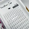 Seashine Beauty Premade Volume Lash Fans 4D Ventilateurs de volume à tige courte Extensions de cils permanents Cils de luxe faits à la main pour professionnels