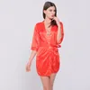 Women Sleepwear Pajama Set Home Clothes Pyjamas Summer Nightwear Female Sexy Sleep Satin Lady Bathrobe Clothing