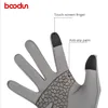 BOODUN Driving Gloves Touch Screen Cycling Outdoor Full Finger Windproof Road Mountain Bicycle Gloves Mobile Phone Gloves Guantes de portero