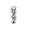 Branche elfique cristal diamant bague fleur cubique zircone bague de mariage bijoux de mode femmes anneaux mariée volonté et sable cadeau