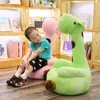 kinderen schattige dier cartoon giraffe kind lezen kleine sofa seat single luie tatami baby kruk 70x45cm dy50466