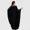 Kläder plus size s ~ 6xl kvalitet ny arab elegant lös abaya kaftan islamisk mode muslimsk klänningskläder design kvinnor svart dubai abaya