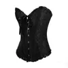 S-XXL 여성 Steampunk Corsets 드레스 빈티지 Bustier Top Gothic Overbust 코르셋 드레스 허리 코르셋 섹시한 레이스와 스커트